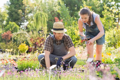 Secure payments interface for gardening services in Chiswick